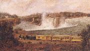 Robert Whale The Canada Southern Railway at Niagara oil on canvas
